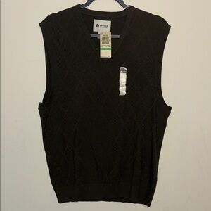 Haggar  Sleeveless V‑Neck Knit Vest